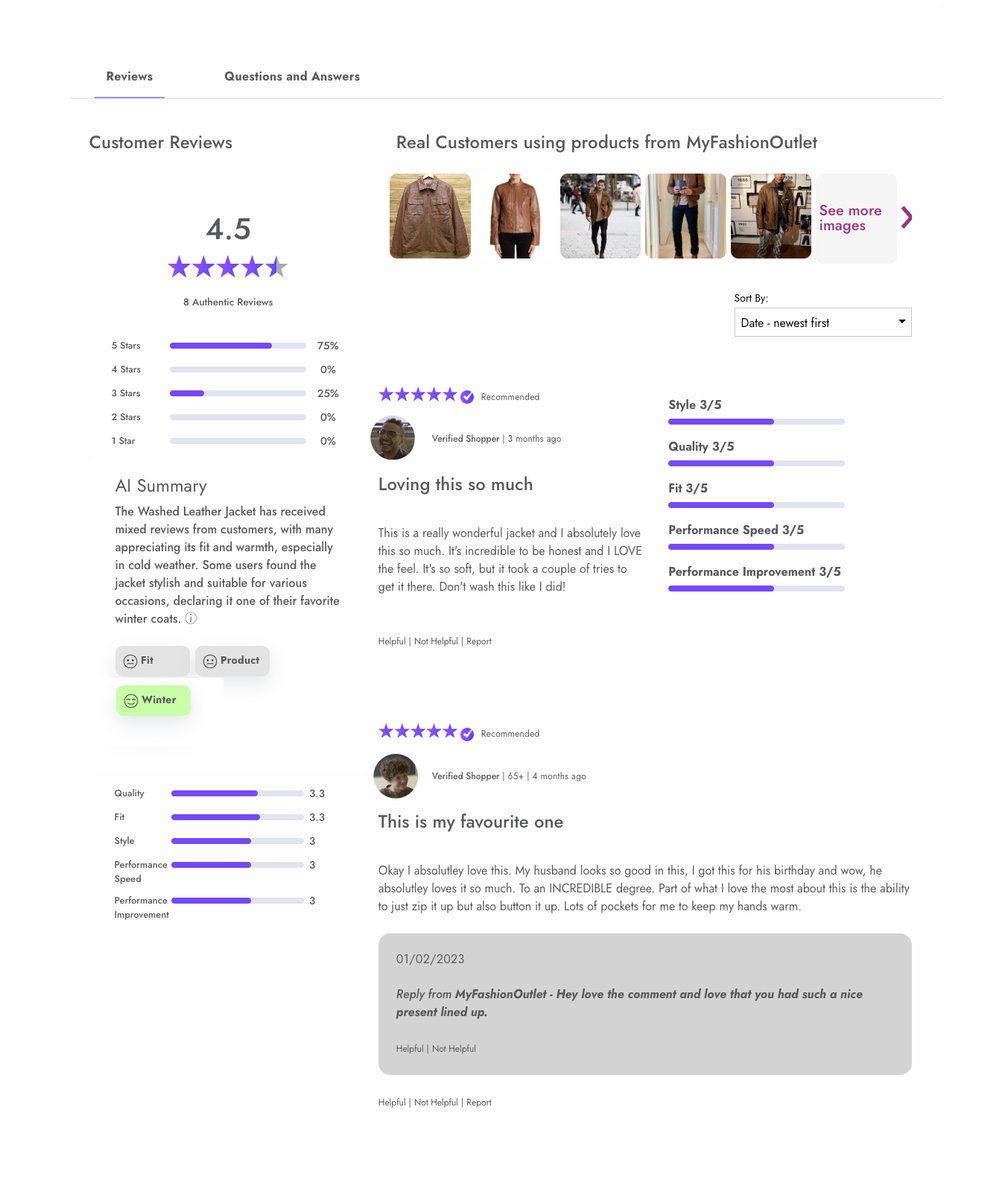 Typical Review Layout Example Customizing Your Product Review Layout (One-Column vs Two-Column)